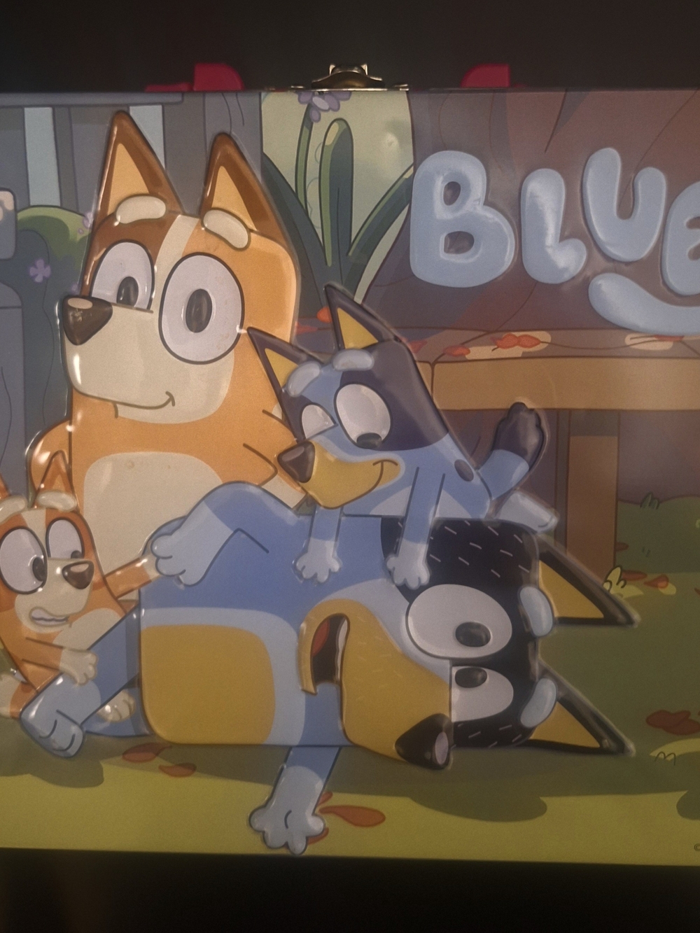 Bluey and Family Metal Lunch Box Storage Container